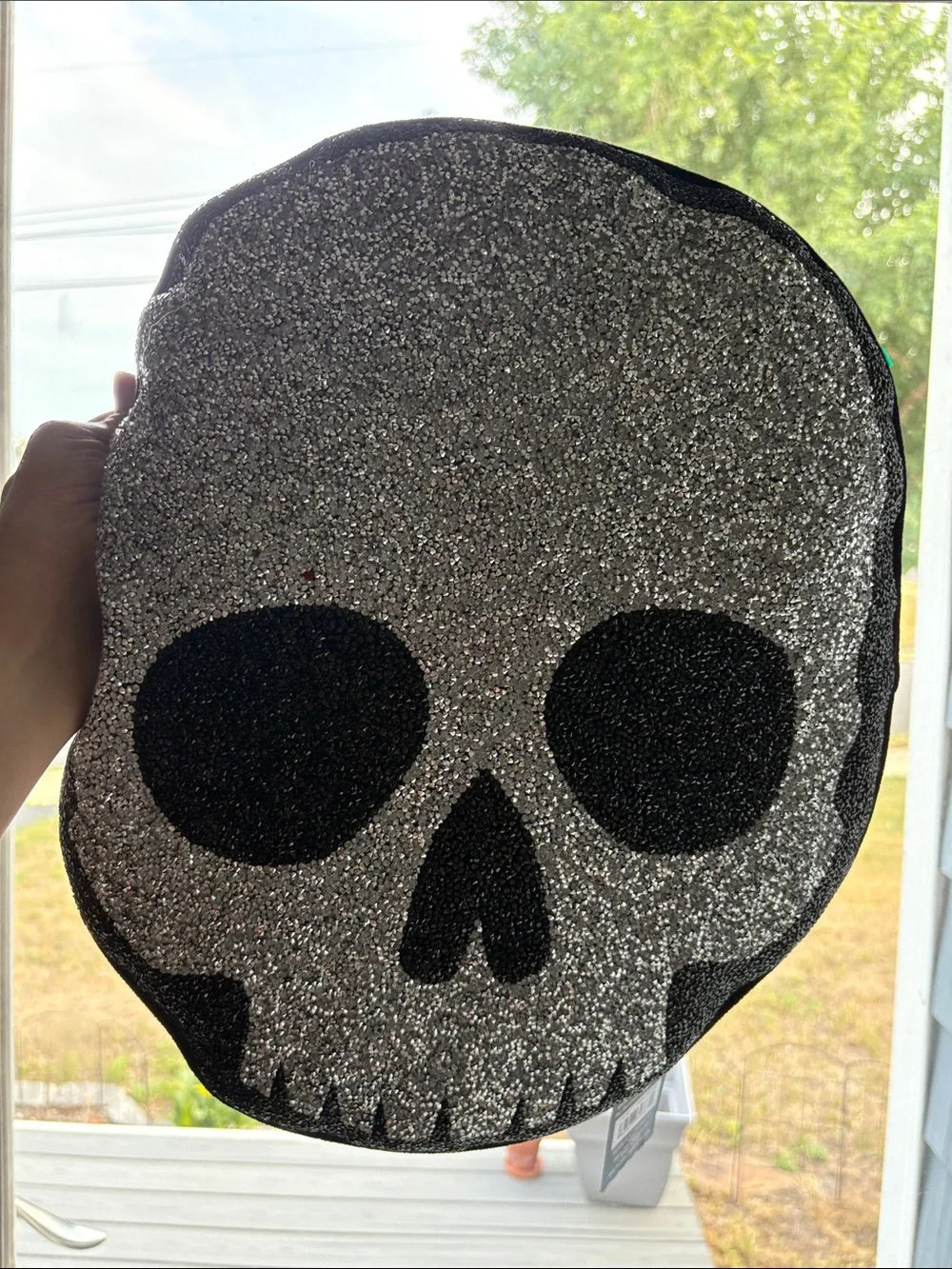 Ashland Halloween Black Pillow with Tag